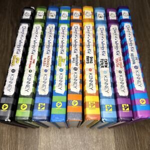 Diary of a Wimpy Kid book lot of 9 HC